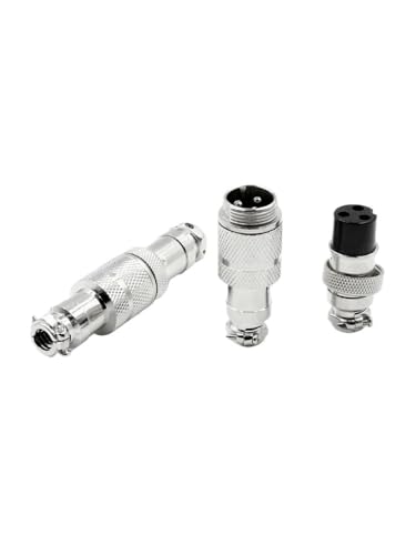 Set de 10 conectores GX16 macho y hembra para cable aviador miniatura 3