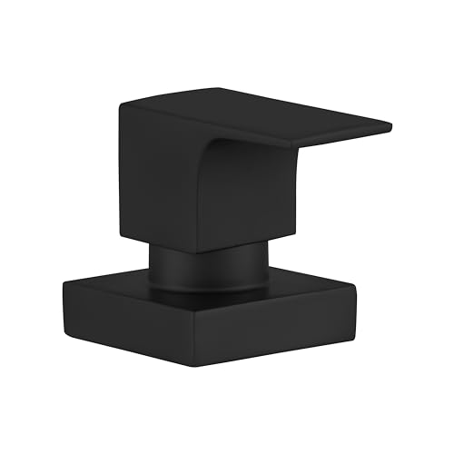 Acabamento Registro Quadrado Alavanca Preto Chuveiro Padrão Docol