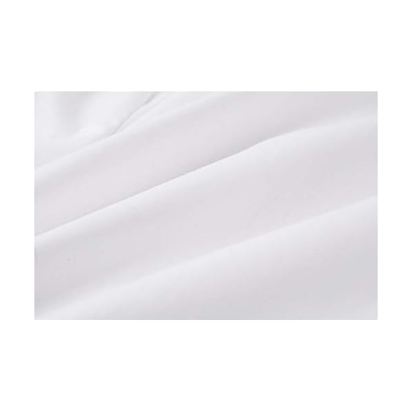 Women's Formal Work Wear White Simple Shirt (225 White, S)
