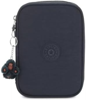Kipling Womens WomenÂ’s 100 Pens Printed Case, Organize Accessories, Art Supplies, Makeup, Polyester Travel Organi Case, True Blue Tonal, 8.25 L x 6 H 2 D US