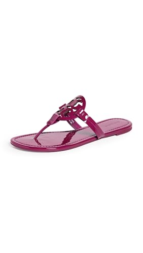 Tory Burch Women's Miller Sandals, Fuchsia Spark, 5.5 Medium US