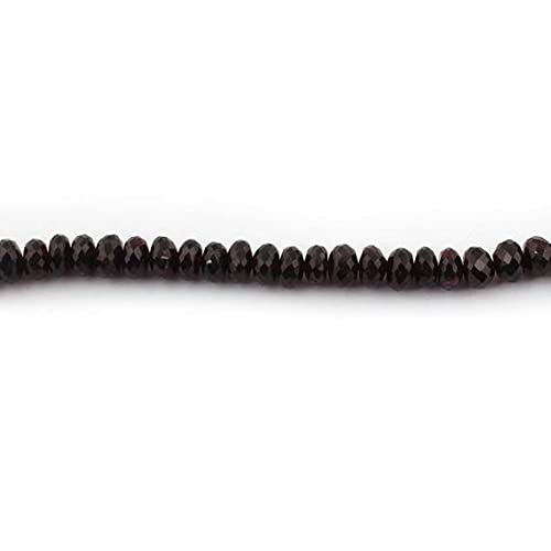 Grenat du Mozambique en rondelles facettées haut de gamme LKBEADS pour joaillerie fine