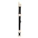 8 Hole Soprano Recorder Detachable Design, Exquisite Craftsmanship, Comfortable Playability for Beginners, ABS Material Green (Black)