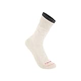 Carhartt Calcetines de punto doble para hombre con placa de diamante, Natural, Large