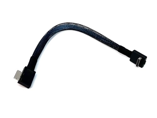 Cable Micro SATA Oculink ángulo 90 grados 200 mm