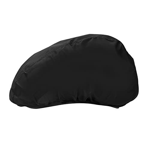 Muka Bicycle Helmet Coverproof Slip On Helmet Cover for Cycling, Travel, Outdoor Activities-Black