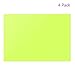 DMiotech 4Pcs Correction Gel Light Filter Overlay Transparent Plastic PVC Sheets Fluorescent Green for Photo，Film,Video