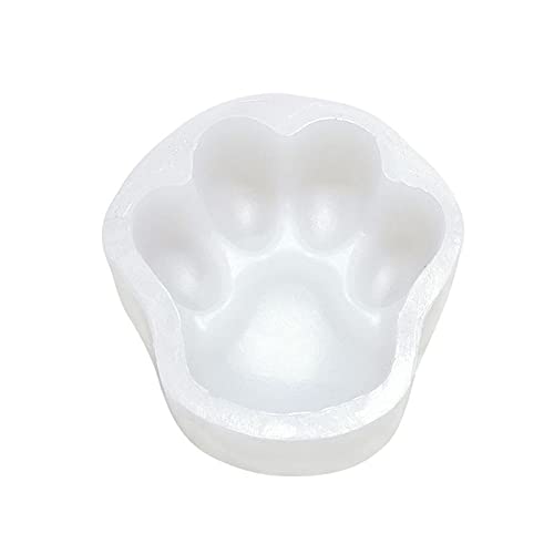 Boji Silicone Moulds,epoxy Resin Molds, 3.5 Inch DIY Large Pet Paw Silicone Mold Dog Cat Paw Print Stepping Stone Concrete Plaster Cake Pan Resin Mold Art Craft Epoxy Clay
