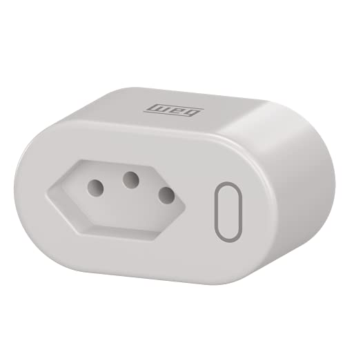 Plugue Inteligente Wi-Fi 10A com medidor de consumo, Bivolt, WEG ...