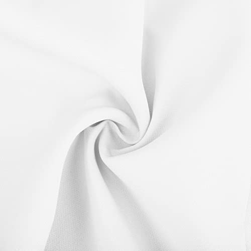 Women's Suit Coat And Pant Set Ladies Fashion Business Casual Loose Solid Long Blazer Coat & 3/4 Leg Pants 2Pc Suit D-White #TOP5