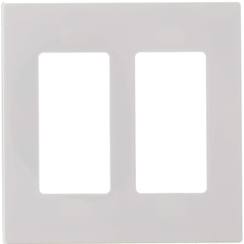 Placas de pared de 2 puertos fabricadas en policarbonato blanco premium 4