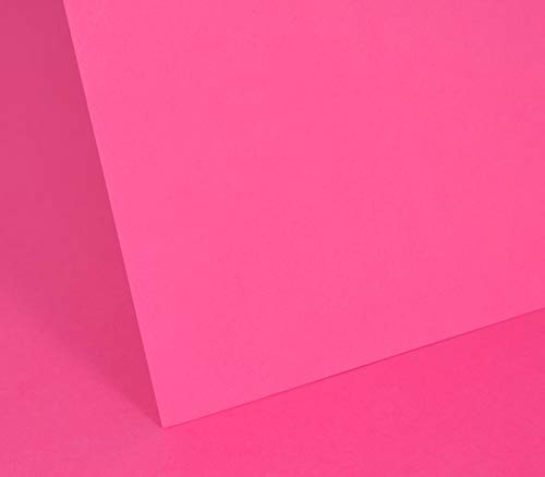 Intensive Pink Plain Card 160gsm - A2 10 Sheets