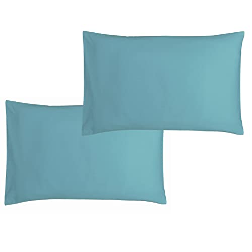 P'tit Basile - Set mit 2 Kissenbezügen für Babywiege, 35 x 40 cm, 100 % Bio-Baumwolle, und 57 Fäden/cm², Nordic Blue Cover