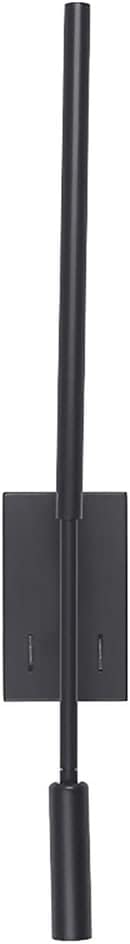 Genérico Aplique de pared, apliques de pared lineales de metal con foco de noche MI-NI, lámpara de pared LED moderna de 9 W + 3 W,lámpara de araña