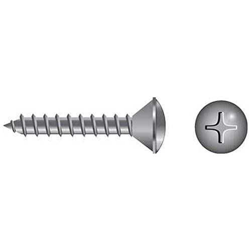 #4 X 3/4 Tornillo autorroscante con cabeza ovalada