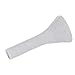 Buachois Turbo Fan Long Nozzle,Turbo Fan Accessories Magnetic Small Mouth Long Nozzle with Rubber Ring Industrial Turbofan Nozzle Replacement Parts (White)