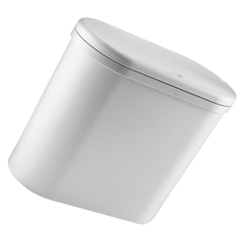 Bote de basura con tapa de plástico Zerodeko cubo moderno baño y cocina 1