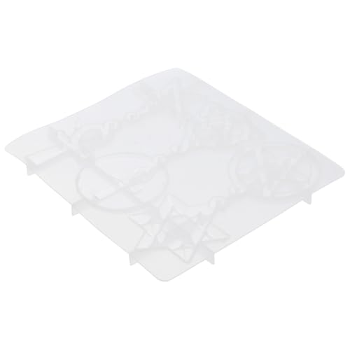 ibasenice Moule Silicone pour Bijoux en Résine Époxy, Moule Transparent Facile à Utiliser, pour Créations DIY Artisanales de Pendentifs et Accessoires