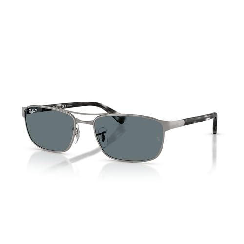 Ray-Ban RB3778 Gunmetal Polarized Rectangle