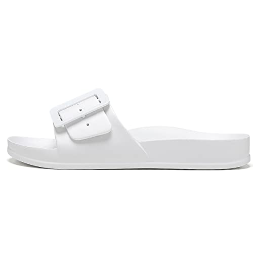 Image of L LOUBIT Cloud Slides for Women with Arch Support Pillow Soft Recovery Sandals Lightweight Summer Beach Slippers Non-Slip Shower Shoes