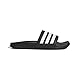 adidas Unisex Adilette Comfort Slides, Core Black / Cloud White, 43 EU