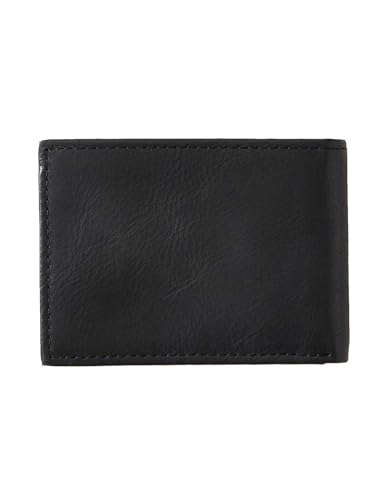 RIP CURL Stacked RFID Slim Leather Wallet in Black, Black, Classic2