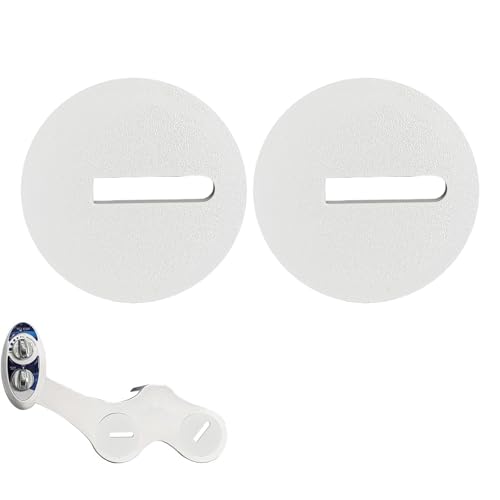 Sevomie Bidet Bolt Cover Compatible with Luxe Bidet Neo 185&120 - Bidet Attachment, White, Plastic, Mixed Finish