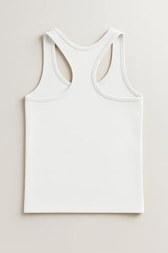 Image of Kurve Premium Girls Seamless Supersoft Wide Strap Comfortable Racerback Tank (Made with Love in The USA)