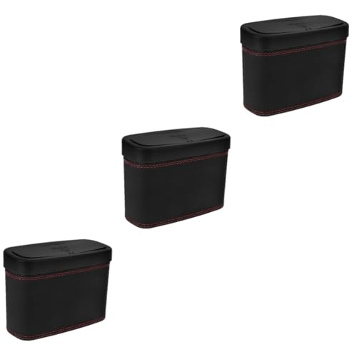 Seau de rangement suspendu pour voiture ULTECHNOVO avec couvercle | Lot de 3