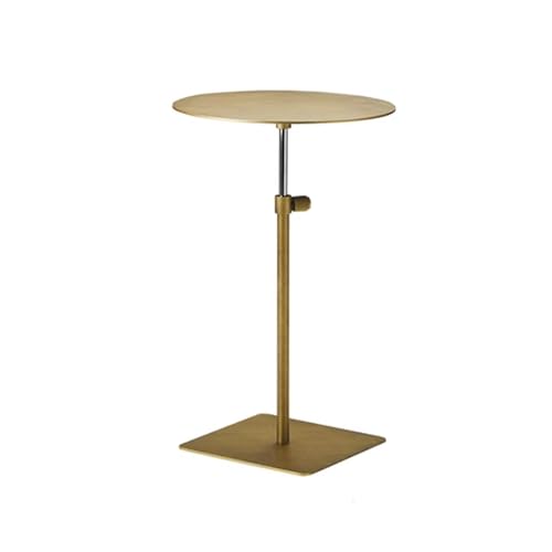 Mesa de comedor redonda de altura ajustable, versátil mesa auxiliar y de bar para sala de estar y escritorio de desayuno