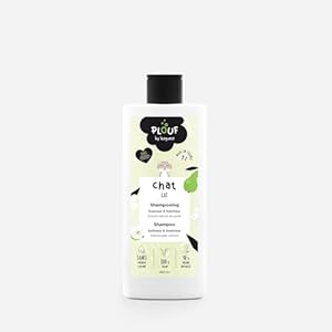 PLOUF – Shampooing pour chat, parfumé, sans paraben et silicone aux ingrediens d&rsquo;origine naturelle, 200 ml