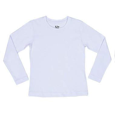 Kit 3 Camisetas Infantil Jokenpô Básica M/L Feminina