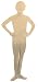 Forum Novelties I'm Invisible Bodysuit, Beige, Child's Large