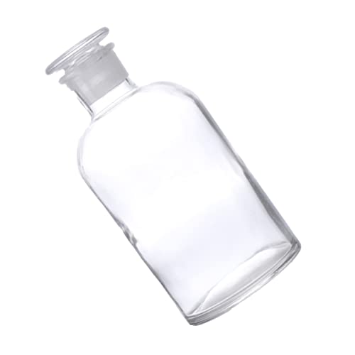 PRETYZOOM Accurate Measuring Bottle Cap Narrow Mouth Bottles for Lab Education Research