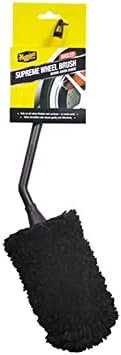 Meguiar's X190700EU Supreme Microfibre Angled Wheel Cleaning Brush, Medium, abgewinkelte Mikrofaser-Felgenbürste