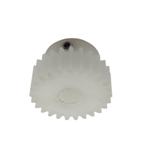 Cylindrical Drive 1pcs Plastic 1 Module Spur Gear with Step 1M 25 Teeth Straight Teeth Pinion 27mm Diameter Mechanical Cylindrical Gear Rack Machinery(8mm)