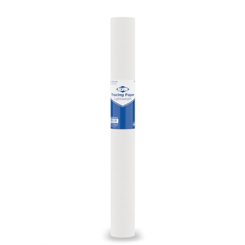 Evita borrones con el rollo de papel de rastreo Alvin 55W-I de 45,7 cm para planos limpios 2