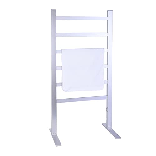 Sèche-serviette salle de bain LWX avec radiateur aluminium et barre de séchage carrée