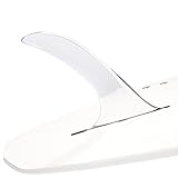 DORSAL Pintail Single Surf SUP Longboard Surfboard Fins (Flex) - Clear