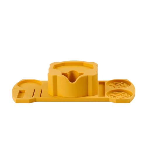 Wdesrgt Base de Estación de Manipulación de Espresso con de Silicona Universal de 51/54/58 mm, Soporte para Asiento de Aguja de Dispensador de Polvo A