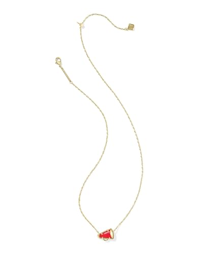 Kendra Scott, Womens, Cheer Short Pendant Necklace, Red Illusion, One Size2