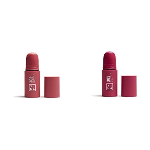 3INA MAKEUP - The No-Rules Stick 362 + 385 - Colorete en barra 3 en 1 Cover