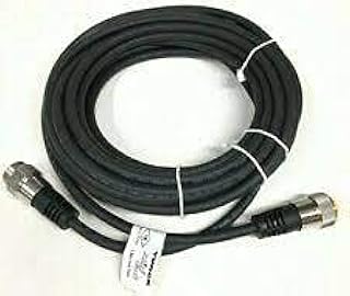 P-RSV RKV 40-1188XL-2M, Process Automation; Cordset; Str 7/8-16UN M 4pos to Str 7/8-16UN F 4pos; 3x18AWG Drain 20AWG; 2M, Shielded; EX60 Black