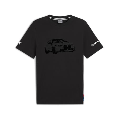 PUMA Men's BMW M Motorsport Graphic T-Shirt, Black SS25, Small - image 1