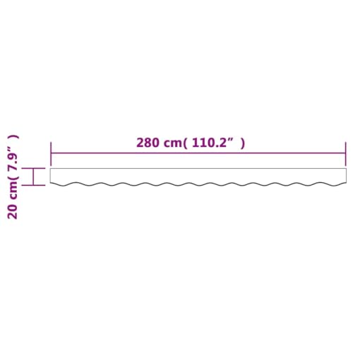 Tissu de remplacement pour store de 3m rénovation lambrequin usé