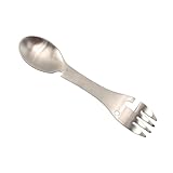 Toyvian Multifunktionaler Edelstahl Outdoor Besteck Gabel Löffel Flaschenöffner Dosenöffner...