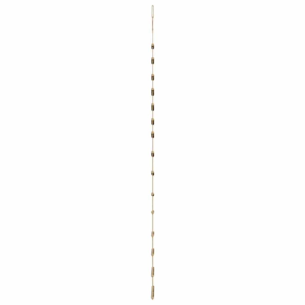 Wisząca choinka z naturalnego drewna 100x210 cm z gwiazdą