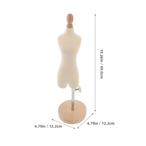 Mini maniquí de enseñanza para diseñar ropa a escala de forma fácil 3