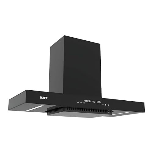 KAFF-PROFORM-90-Suction-1280-m3h-BLDC-Motor-Filterless-Smart-Auto-Clean-Intuitive-Display-Panel-4-Dimensional-Auto-Suction-Opening-System-90cm-wallmount-Chimney-Black
