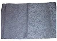 Wyoming Traders Mens Jacquard Silk Wild Rag Scarf Charcoal Gray 34.5" Square
